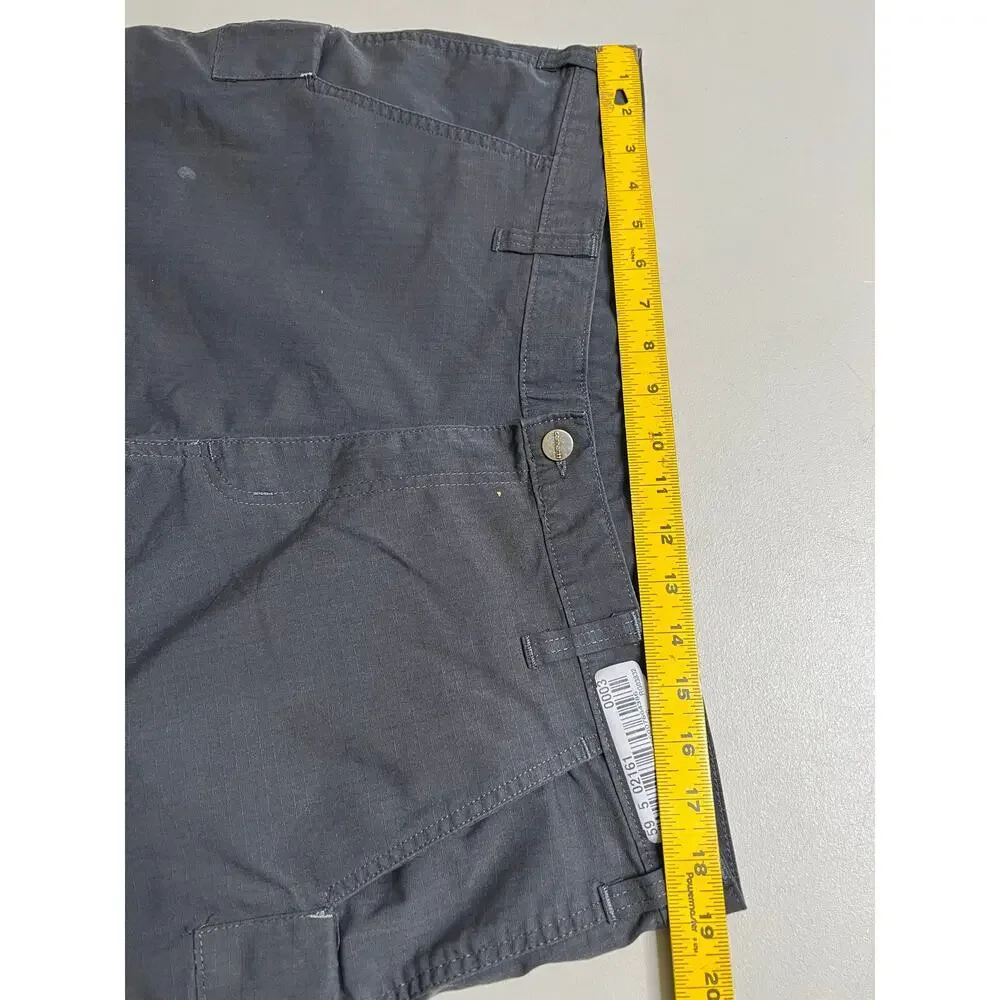 Carhartt Relaxed Fit Canvas Gray Men 38x32 Work Pants Y2K Casual utility distres